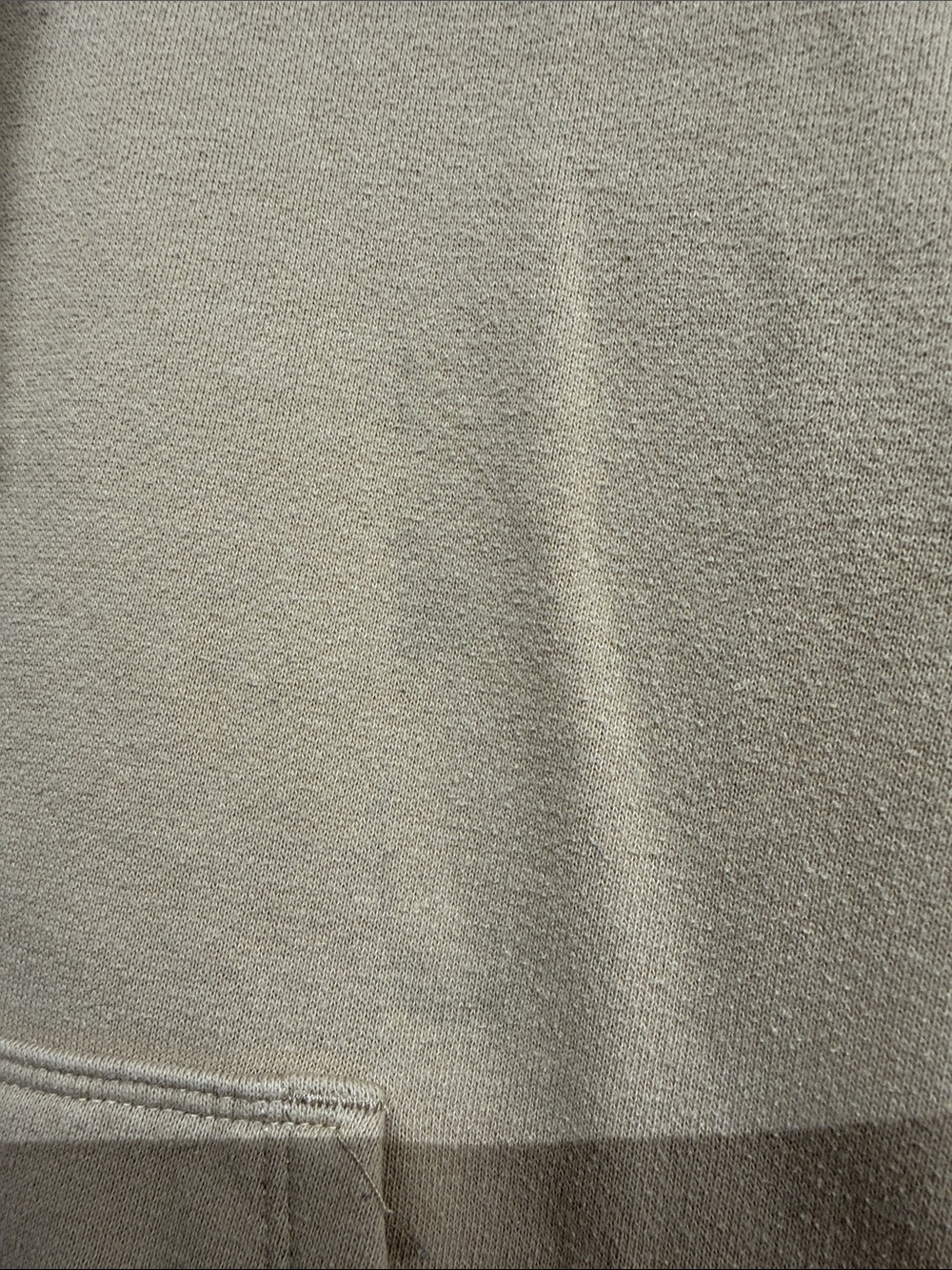 Champion Beige Pullover Hoodie with Embroidered Logo - Picture 2 of 4